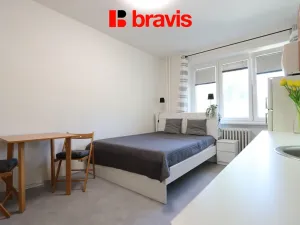 Pronájem bytu 1+kk, Brno, Leitnerova, 22 m2