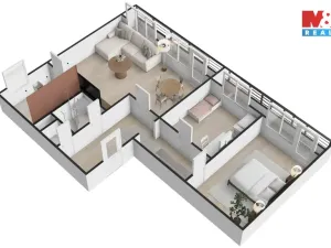 Prodej bytu 3+1, Kladno - Kročehlavy, Benešovská, 66 m2