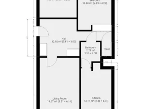 Pronájem bytu 3+1, Praha - Prosek, Vysočanská, 74 m2