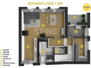 Prodej rodinného domu, Ostředek - Třemošnice, 119 m2