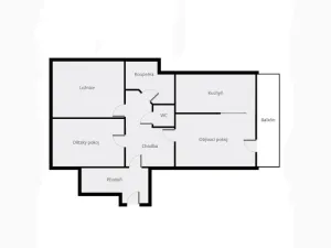 Pronájem bytu 3+1, Praha - Stodůlky, Neustupného, 76 m2