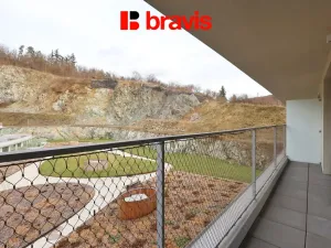 Pronájem bytu 2+kk, Brno - Komín, Bystrcká, 55 m2