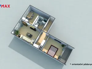 Pronájem bytu 2+1, Olomouc - Nová Ulice, Vojanova, 57 m2