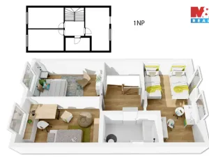 Prodej rodinného domu, Nučice, Na Čtyřku, 100 m2