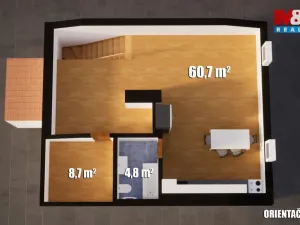 Prodej bytu 2+kk, Frýdlant, ČSA, 75 m2