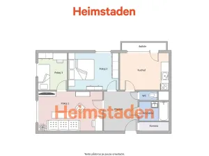 Pronájem bytu 3+1, Orlová - Lutyně, Osvobození, 68 m2