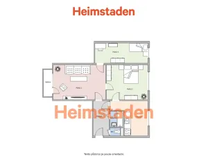 Pronájem bytu 3+1, Havířov - Město, Gustava Klimenta, 60 m2