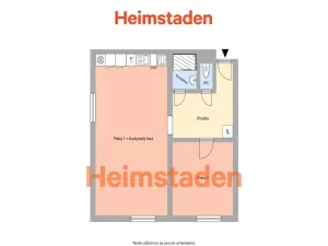 Pronájem bytu 2+kk, Ostrava - Poruba, Alšova, 57 m2