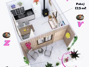 Prodej chaty, Jaroměřice nad Rokytnou, K Ráji, 27 m2