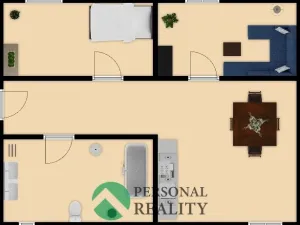 Pronájem bytu 2+1, Hradec Králové, S. K. Neumanna, 33 m2