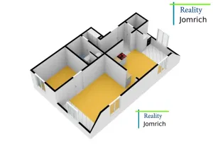 Pronájem bytu 2+1, Liberec, Palackého, 55 m2