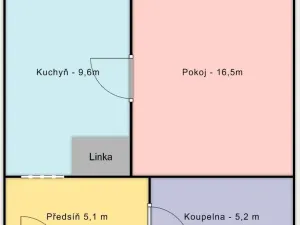 Pronájem bytu 2+kk, Praha - Krč, V Štíhlách, 36 m2