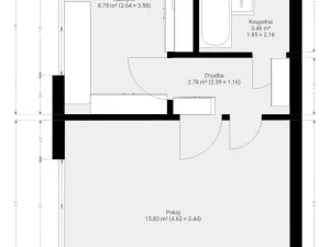 Pronájem bytu 1+1, Brno, Dubová, 32 m2