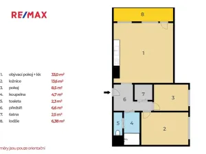 Prodej bytu 3+kk, Praha - Krč, Trnková, 82 m2