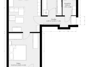 Pronájem bytu 2+1, Modřice, Pilcova, 67 m2