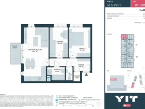 Prodej bytu 3+kk, Kladno, Ke stadionu, 61 m2