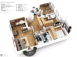 Prodej bytu 4+1, Kladno, Vojtěcha Lanny, 97 m2