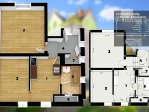 Prodej bytu 2+1, Praha - Strašnice, Vykáňská, 58 m2