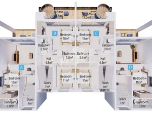 Prodej vily, Trikomo, Kypr, 127 m2
