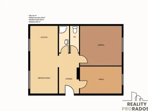 Prodej bytu 3+kk, Rostěnice-Zvonovice - Zvonovice, 65 m2