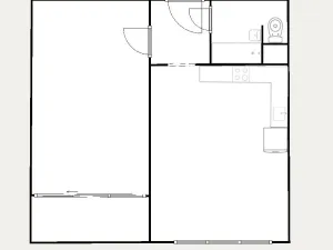 Pronájem bytu 2+kk, Česká Lípa, Hradecká, 40 m2