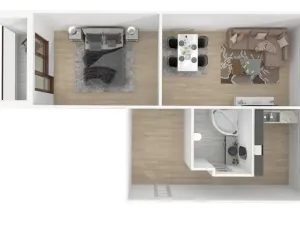 Prodej bytu 2+1, Planá, Fučíkova, 68 m2