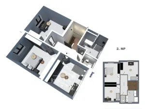 Pronájem rodinného domu, Benešov, Ulrichova, 110 m2
