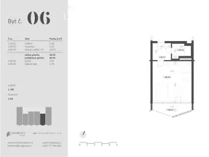 Prodej bytu 1+kk, Zbýšov, čtvrť Padělky, 40 m2