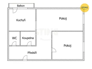 Pronájem bytu 2+1, Ostrava, Bohumínská, 49 m2
