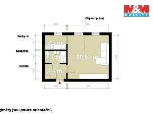 Prodej bytu 1+kk, Plzeň - Východní Předměstí, Plzenecká, 30 m2
