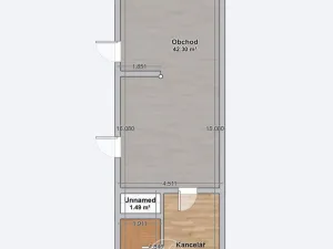 Pronájem obchodního prostoru, Plzeň, Sušická, 62 m2