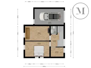 Prodej rodinného domu, Horní Planá, Jenišov, 147 m2