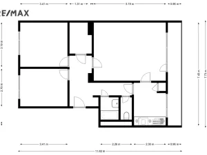 Prodej bytu 3+1, Jaroměř - Pražské Předměstí, Smetanova, 74 m2