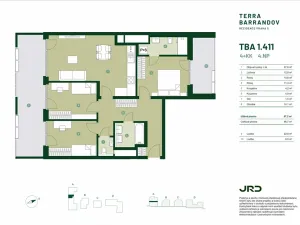 Prodej bytu 4+kk, Praha - Hlubočepy, Silurská, 97 m2