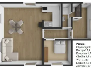Prodej rodinného domu, Třebotov, Na Potoce, 107 m2
