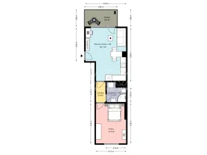 Pronájem bytu 2+kk, Praha - Vinohrady, Francouzská, 45 m2
