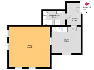 Prodej bytu 1+1, Trutnov, Horská, 41 m2