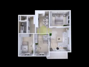 Pronájem bytu 4+kk, Olomouc, Topolová, 84 m2