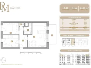 Prodej bytu 3+kk, Lipník nad Bečvou, Mánesova, 64 m2