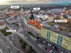 Pronájem bytu 2+1, Mladá Boleslav, náměstí Míru, 73 m2