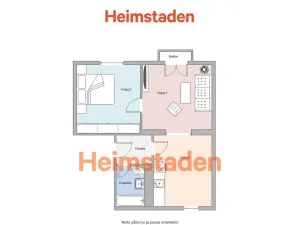 Pronájem bytu 2+1, Hlučín, Květná, 47 m2