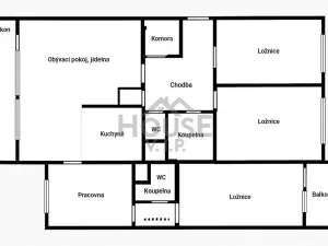 Prodej bytu 5+kk, Praha - Žižkov, Přemyslovská, 113 m2