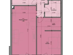 Prodej bytu 2+kk, České Budějovice, Čakovská, 77 m2