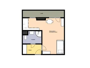 Pronájem bytu 1+1, Praha - Troja, Písečná, 31 m2