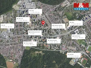 Pronájem bytu 1+1, Kladno, Sevastopolská, 32 m2