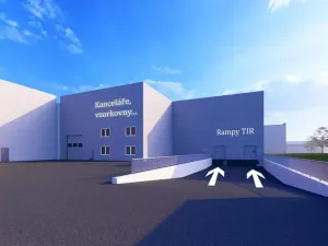 Pronájem skladu, Hýskov, Na Břasích, 1900 m2