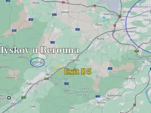 Pronájem skladu, Hýskov, Na Břasích, 1900 m2