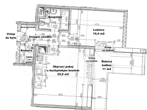 Pronájem bytu 2+kk, Praha - Hostivař, Bratislavská, 64 m2