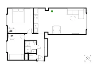 Prodej bytu 3+kk, Praha - Vršovice, Kavkazská, 55 m2