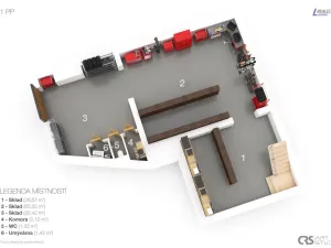 Prodej obchodního prostoru, Příbram - Příbram II, Fantova louka, 421 m2